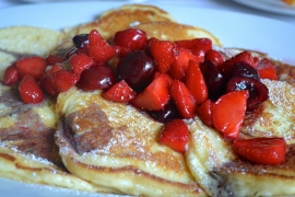 Buttermilk Pancakes - ricotta, strawberries